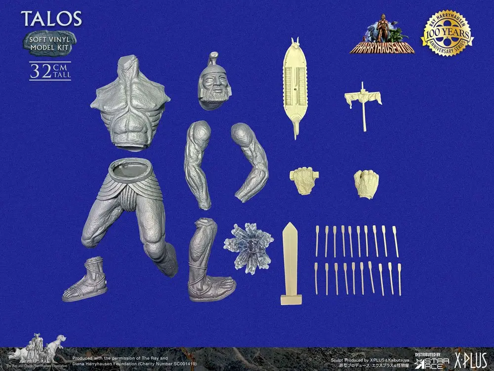 Jason and the Argonauts Soft Vinyl Model Kit Ray Harryhausens Talos 32 cm product photo