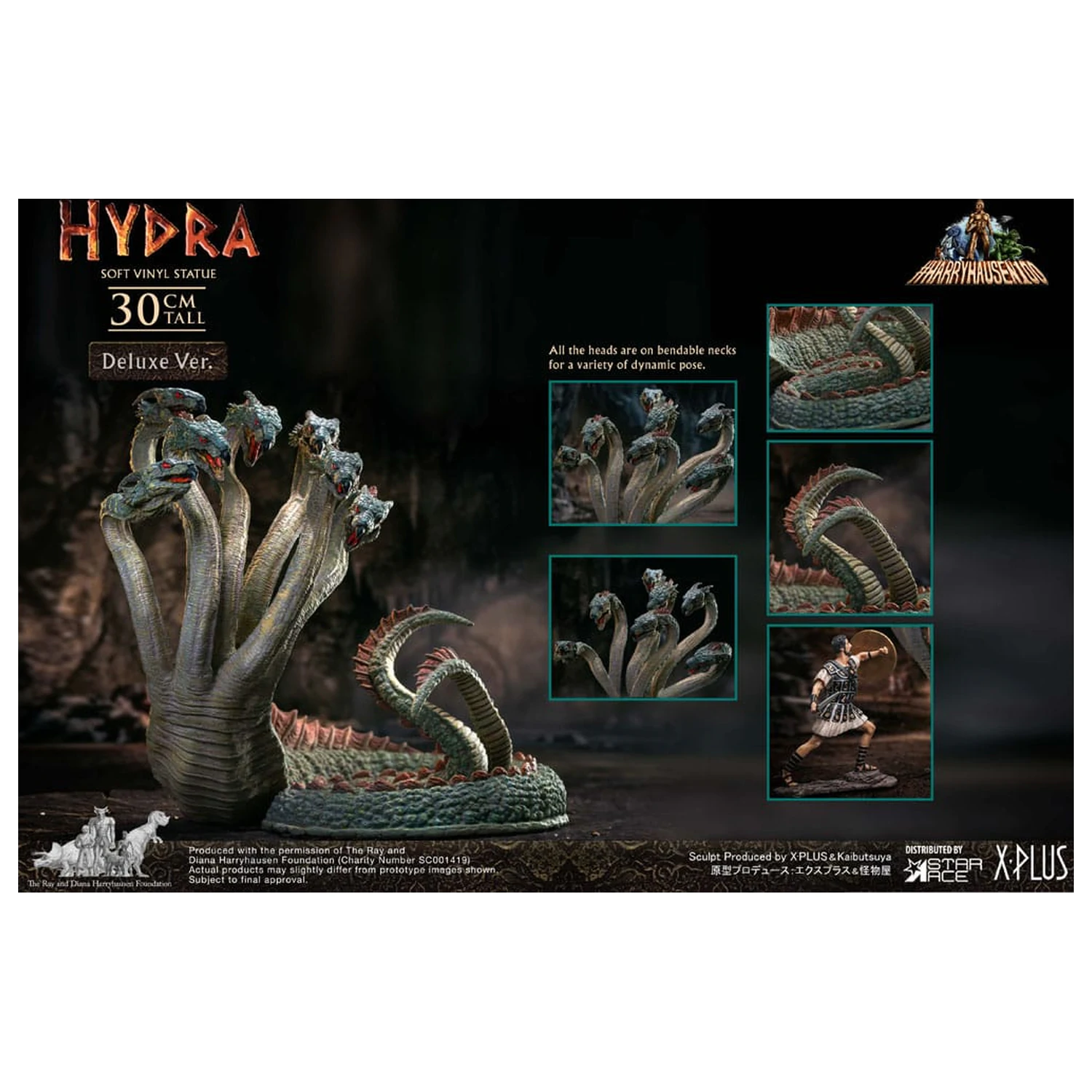Jason and the Argonauts Soft Vinyl Statue Hydra Deluxe Version 30 cm product photo