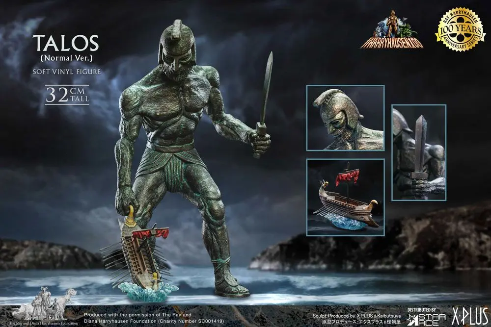Jason and the Argonauts Soft Vinyl Statue Ray Harryhausens Talos 32 cm product photo