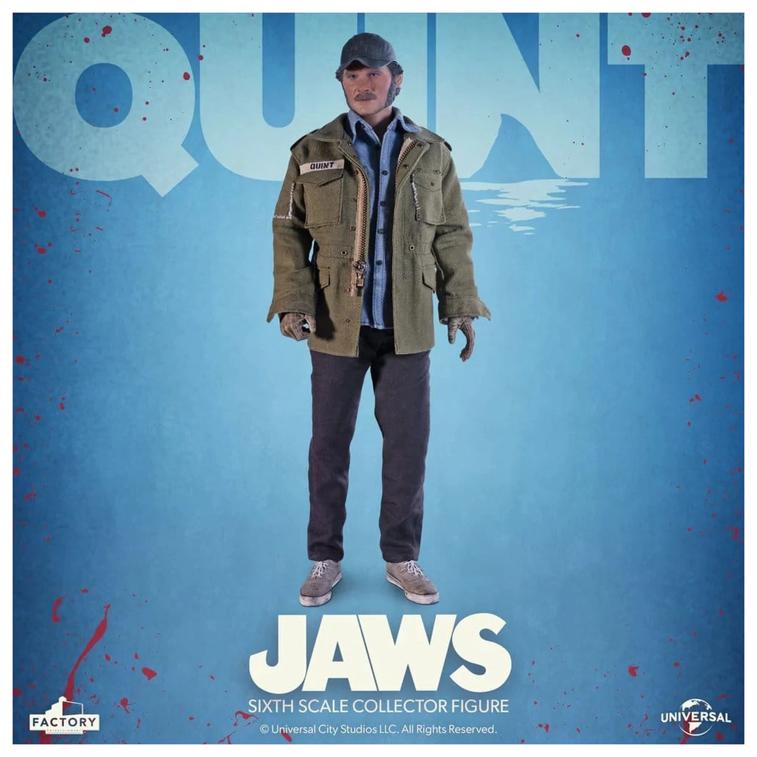 Jaws Action Figure 1/6 Quint 30 cm product photo