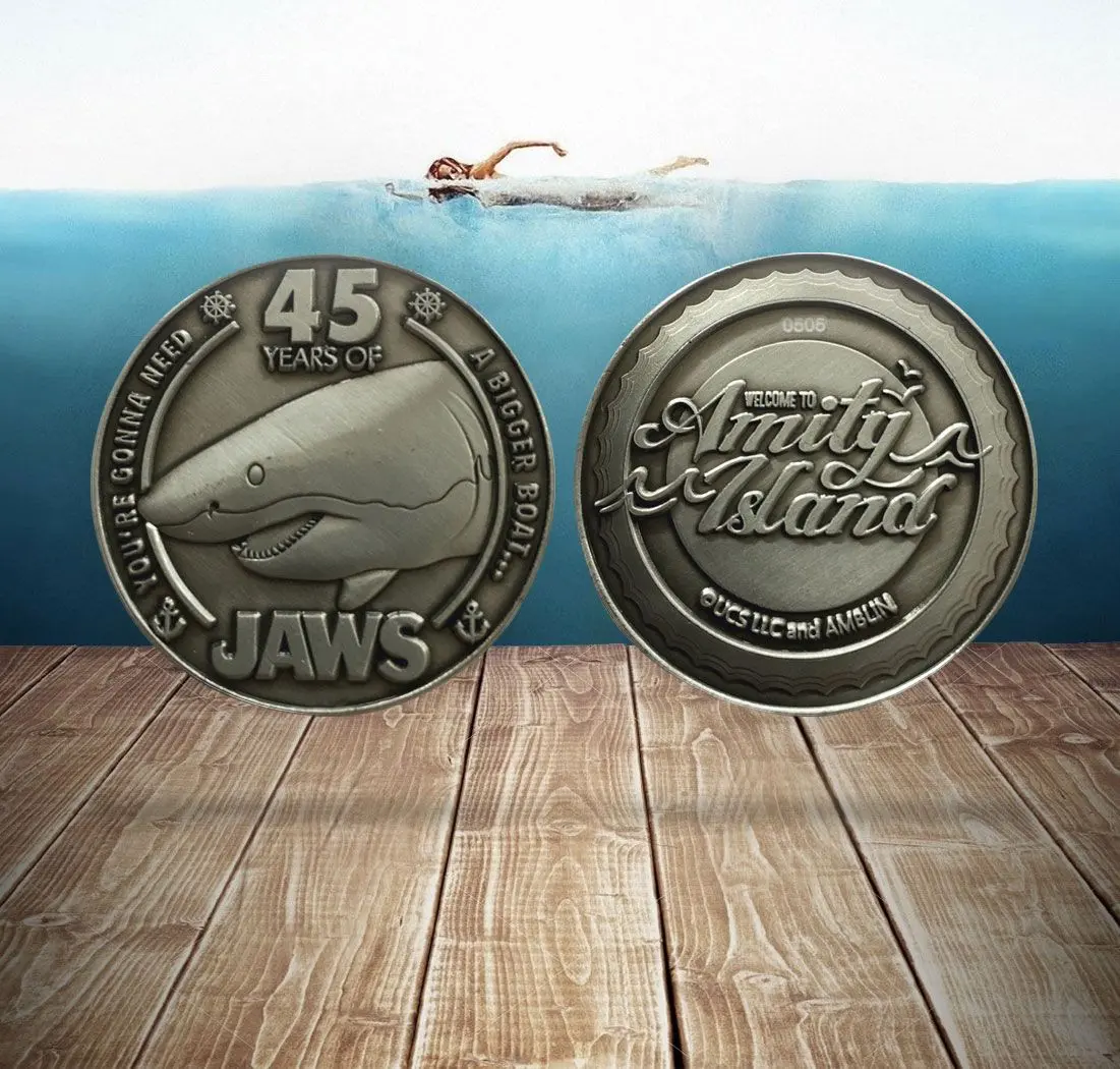 Jaws Collectable Coin 45th Anniversary Limited Edition product photo