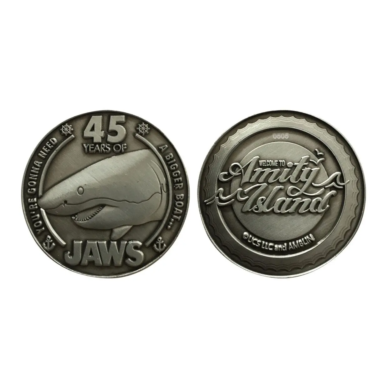 Jaws Collectable Coin 45th Anniversary Limited Edition product photo