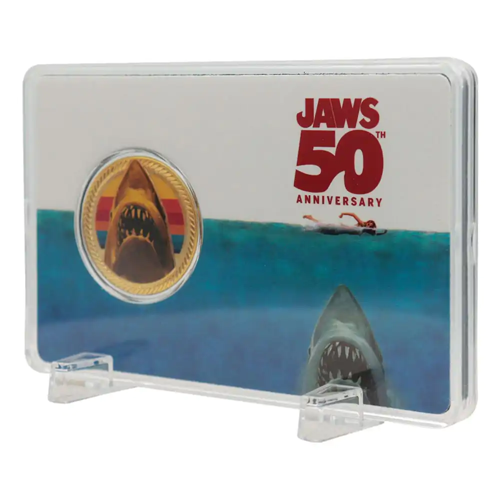 Jaws Collectable Coin 50th Anniversary 24k Gold Plated Limited Edition product photo
