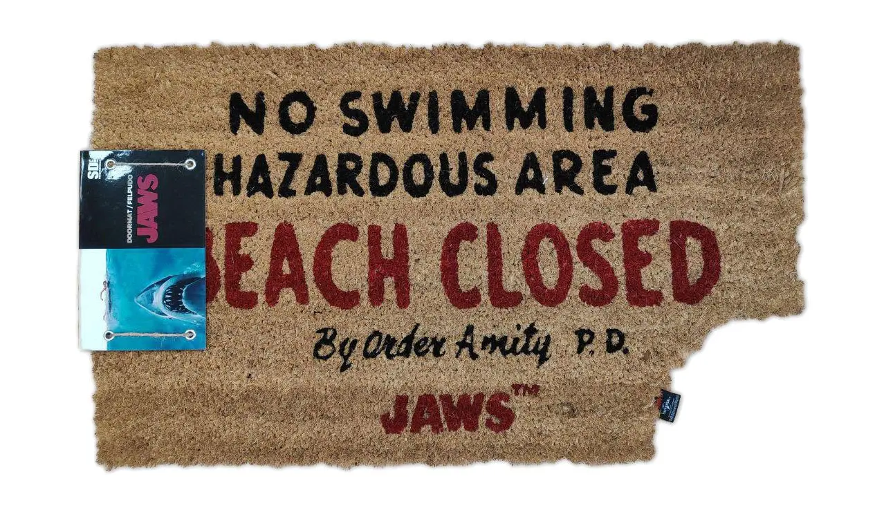 Jaws Doormat Beach Closed 43 x 72 cm product photo