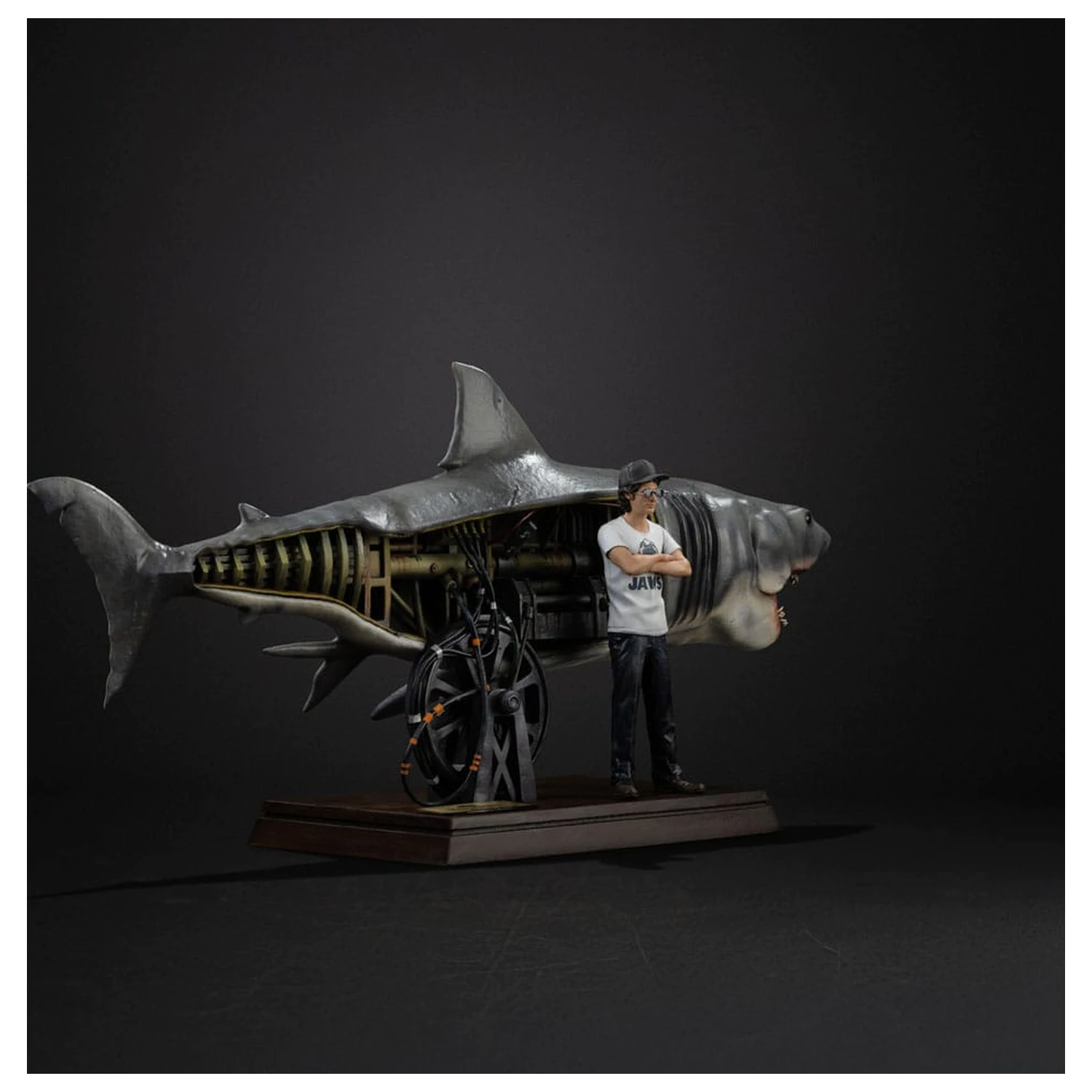 Jaws Deluxe Art Scale Statue 1/10 Steven Spielberg Jaws 50th anniversary 27 cm product photo