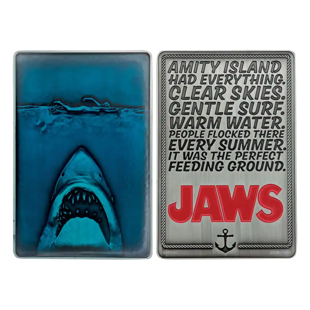 Jaws Ingot 50th Anniversary Poster Limited Edition product photo