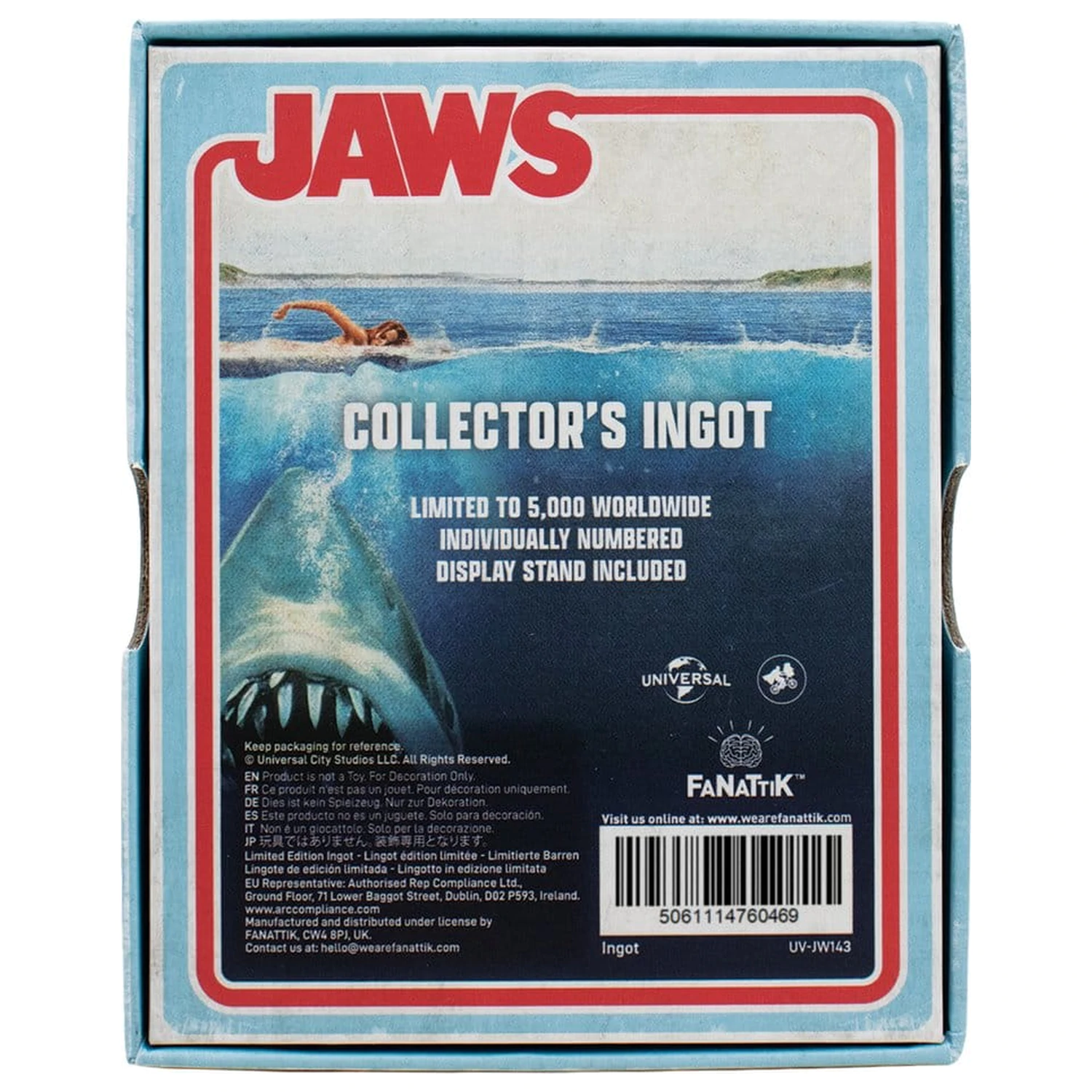 Jaws Ingot Stained Glass-Style Limited Edition product photo