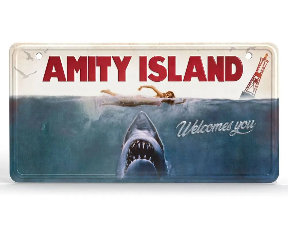 Jaws Metal Sign Movie Poster product photo