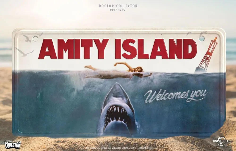 Jaws Metal Sign Movie Poster product photo