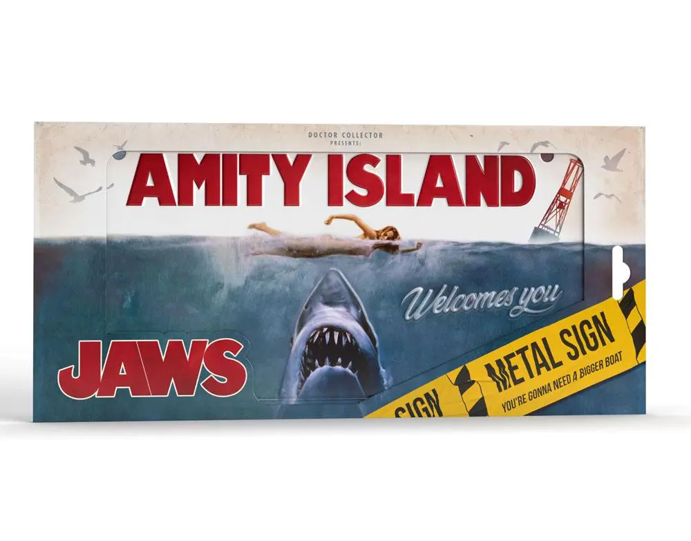Jaws Metal Sign Movie Poster product photo