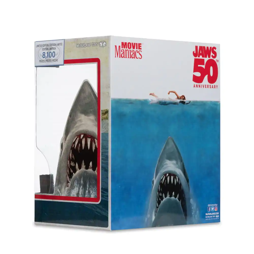 Jaws Movie Maniacs PVC Statue Jaws (50th Anniversary) 16 cm product photo