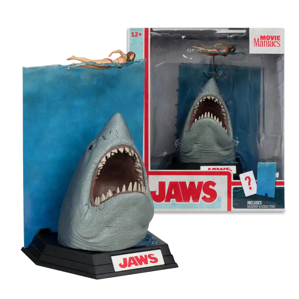 Jaws Movie Maniacs PVC Statue Jaws (50th Anniversary) 16 cm product photo
