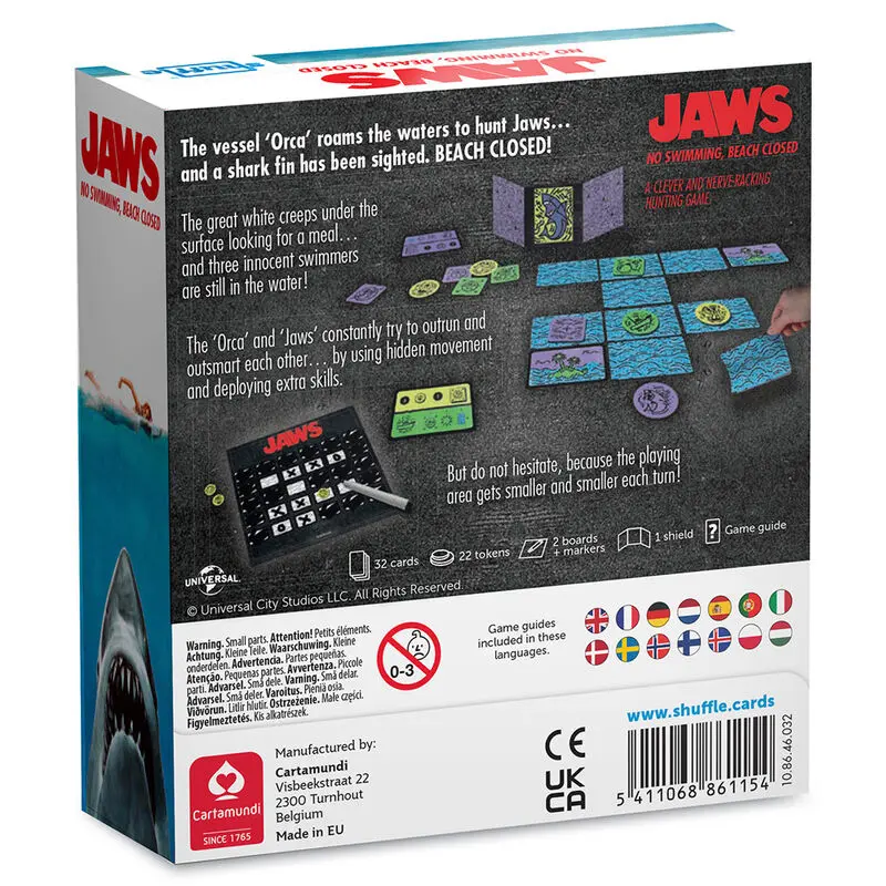 Jaws No Swimming Beach Closed board game product photo