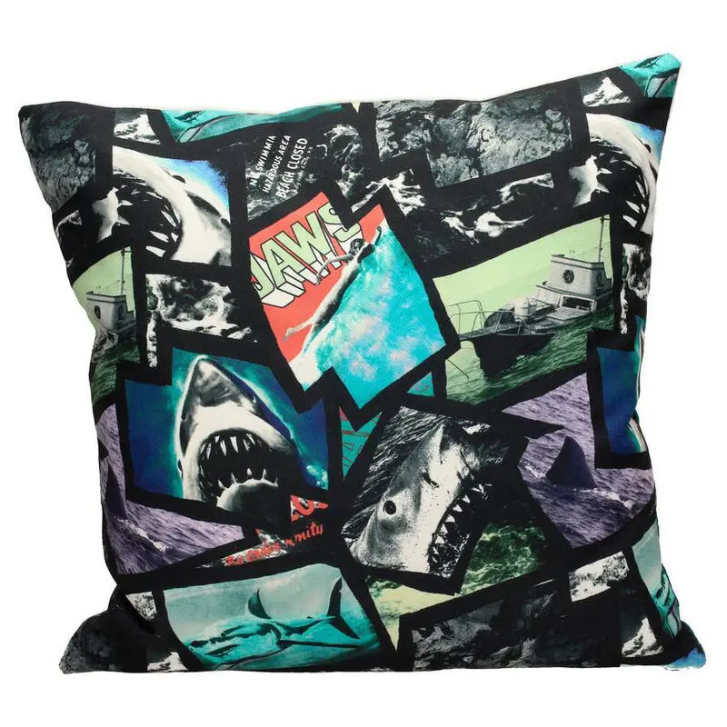 Jaws Pillow Poster Collage 40 cm termékfotó