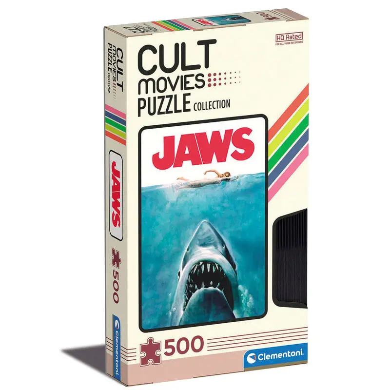 Cult Movies Puzzle Collection Jigsaw Puzzle Jaws (500 pieces) product photo