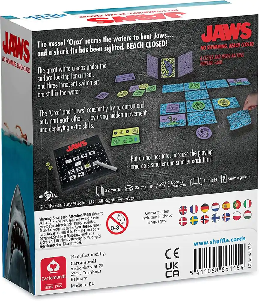 Jaws Shuffle Card Game Retro product photo