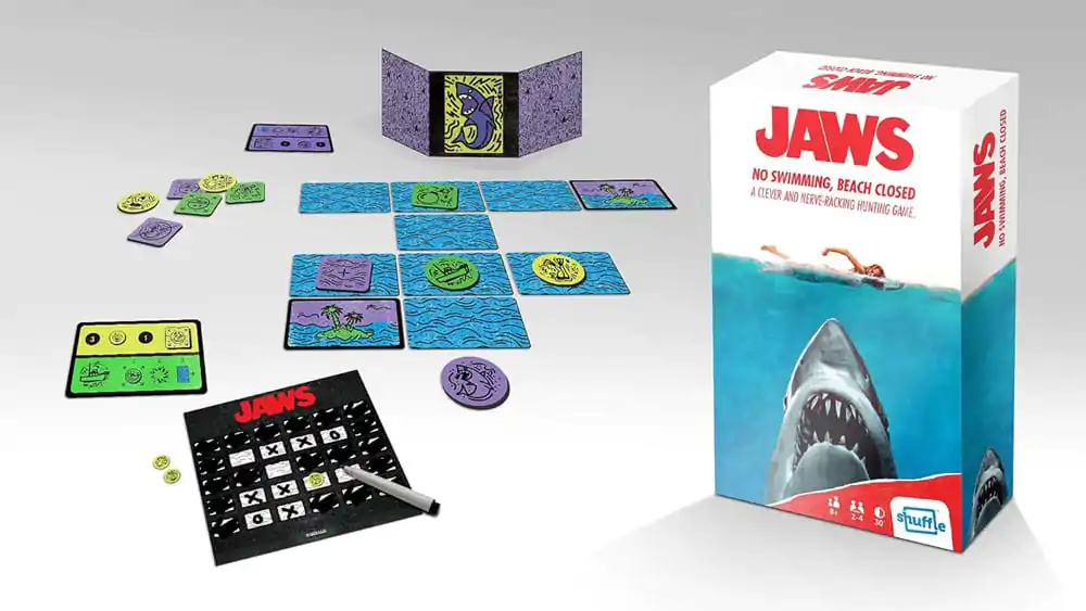 Jaws Shuffle Card Game Retro product photo