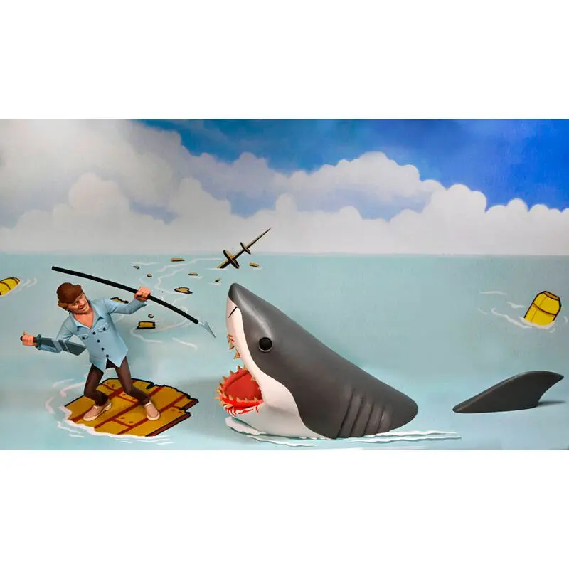 Jaws Action Figures 2-Pack Toony Terrors Jaws &amp; Quint 15 cm product photo