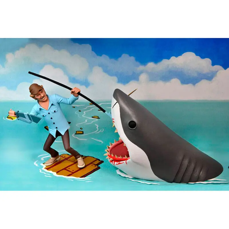 Jaws Action Figures 2-Pack Toony Terrors Jaws &amp; Quint 15 cm product photo