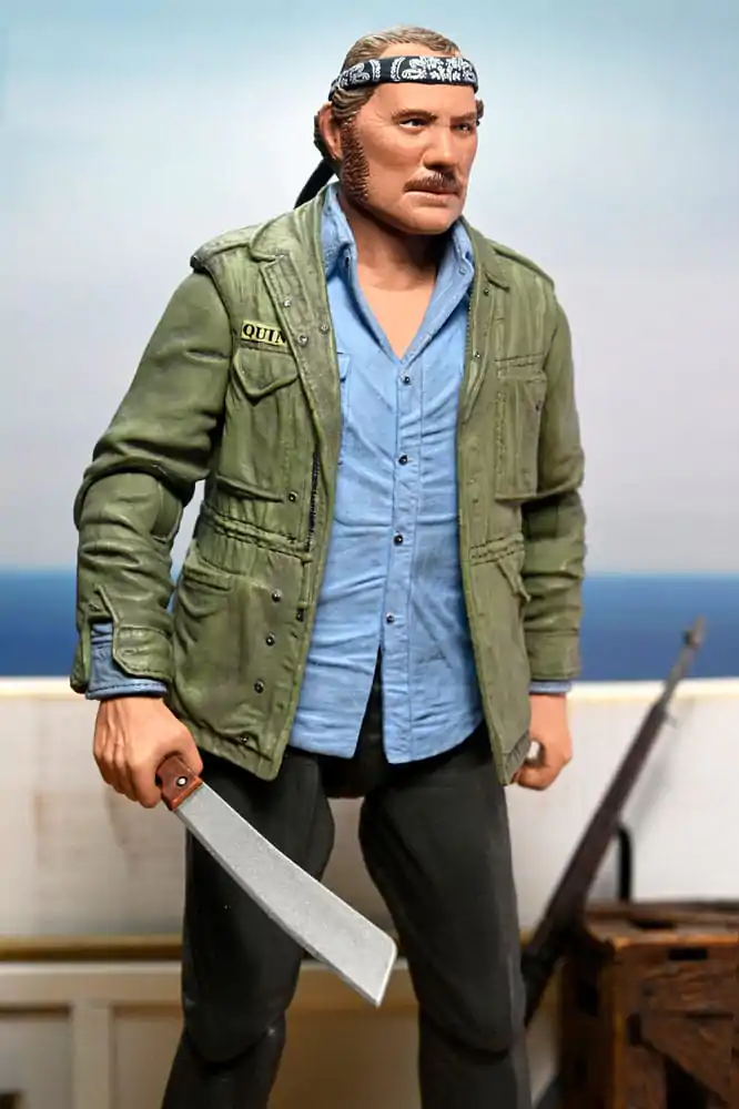 Jaws Action Figure Ultimate Sam Quint 50th Anniversary Figure 18 cm product photo