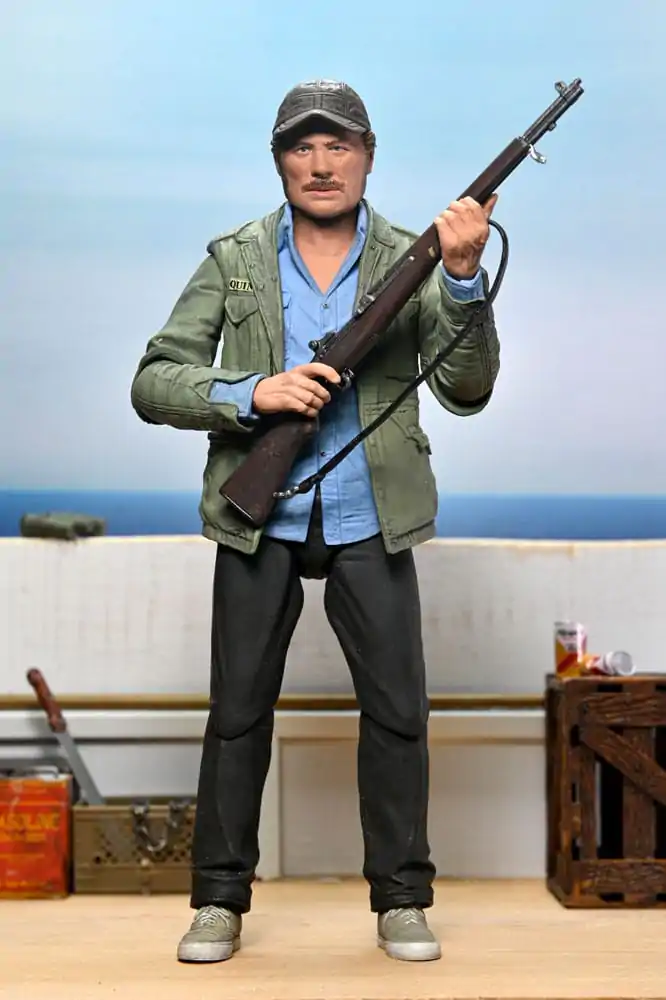 Jaws Action Figure Ultimate Sam Quint 50th Anniversary Figure 18 cm product photo