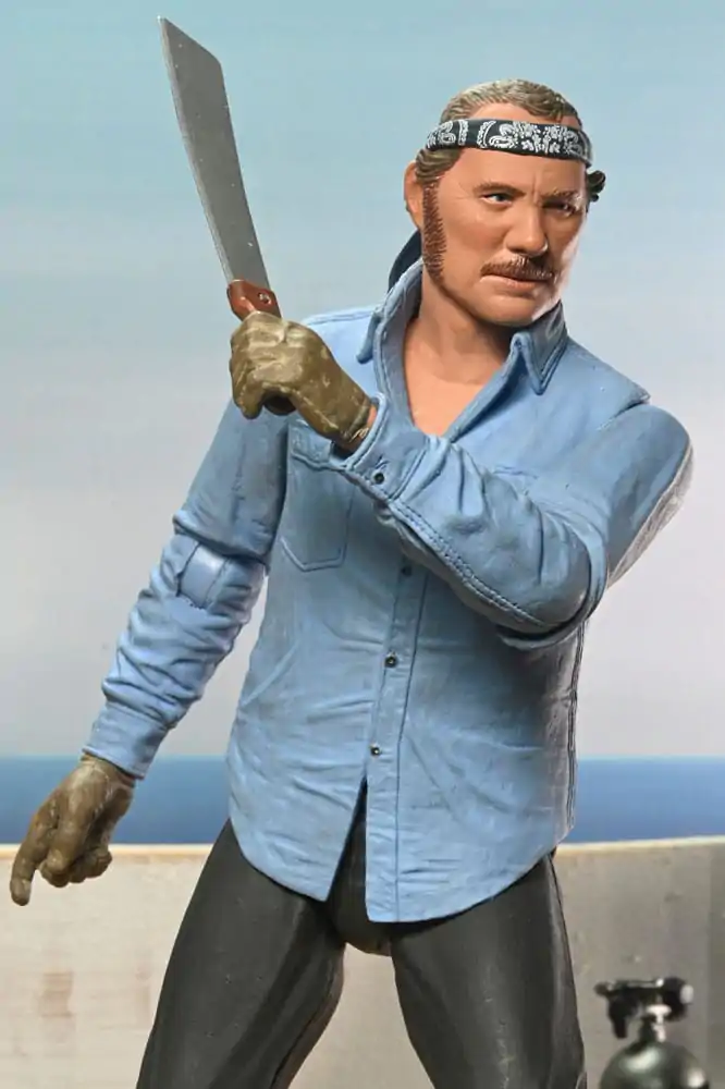 Jaws Action Figure Ultimate Sam Quint 50th Anniversary Figure 18 cm product photo