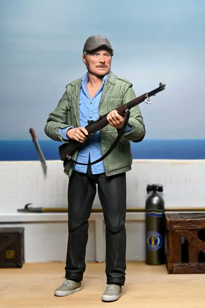 Jaws Action Figure Ultimate Sam Quint 50th Anniversary Figure 18 cm product photo