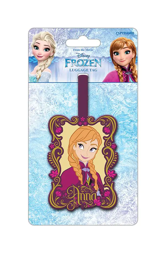 Frozen Rubber Luggage Tag Anna product photo