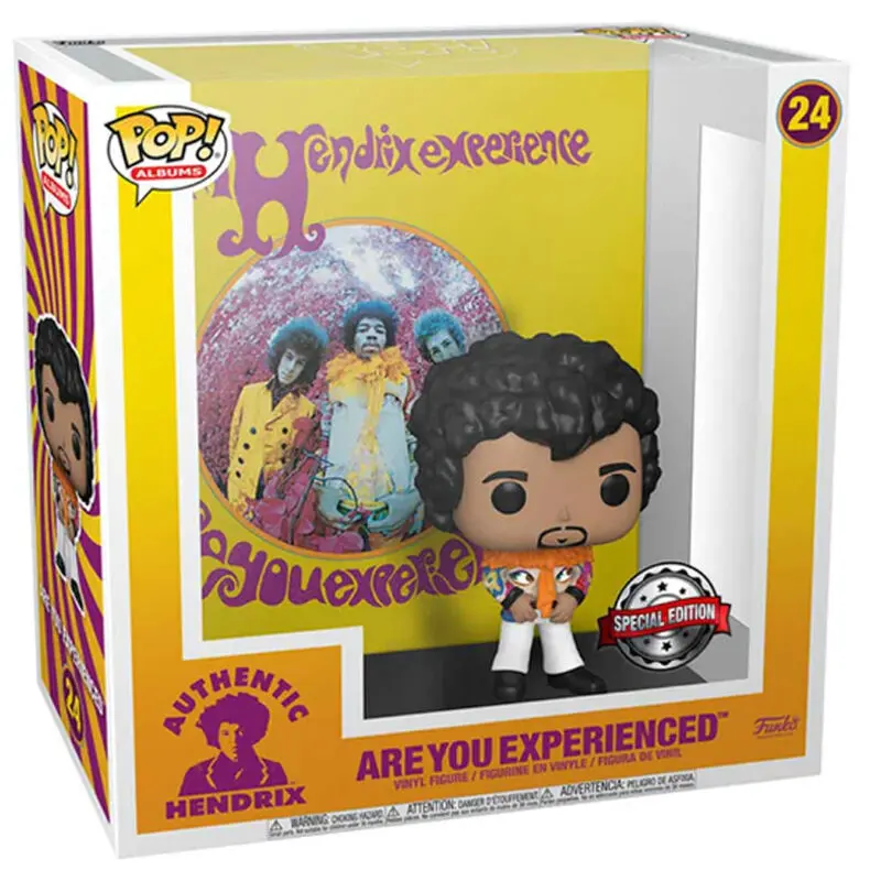 Jimi Hendrix POP! Albums Vinyl Figure Are You Experienced Special Edition 9 cm termékfotó