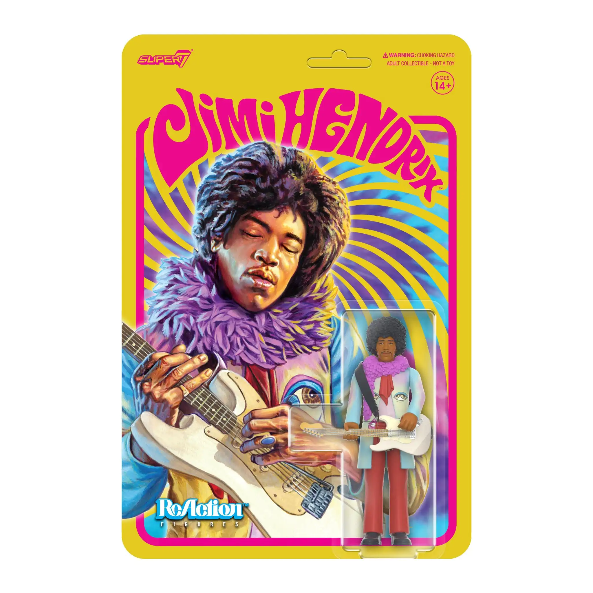 Jimi Hendrix  ReAction Action Figure Jimi Hendrix 10 cm product photo
