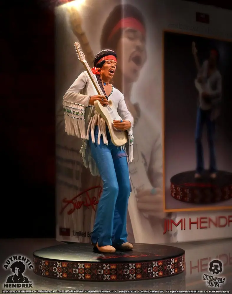 Jimi Hendrix Rock Iconz Statue Jimi Hendrix III 22 cm product photo