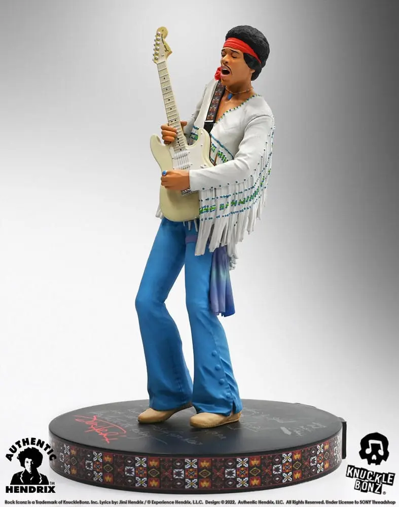 Jimi Hendrix Rock Iconz Statue Jimi Hendrix III 22 cm product photo