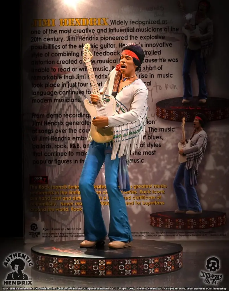 Jimi Hendrix Rock Iconz Statue Jimi Hendrix III 22 cm product photo