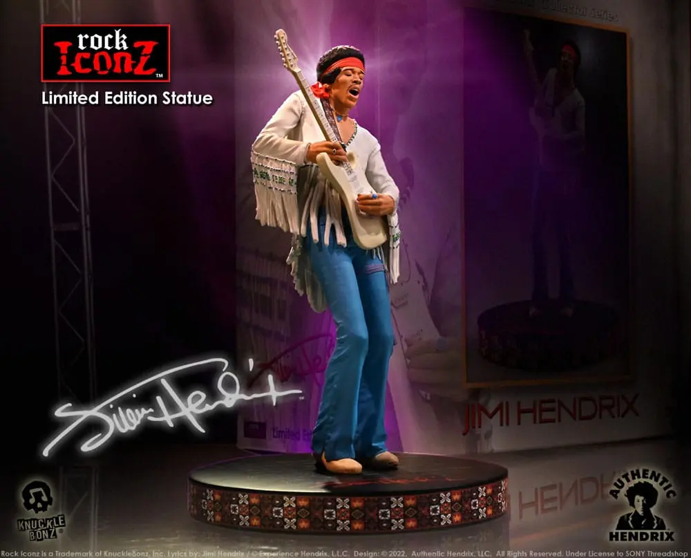 Jimi Hendrix Rock Iconz Statue Jimi Hendrix III 22 cm product photo