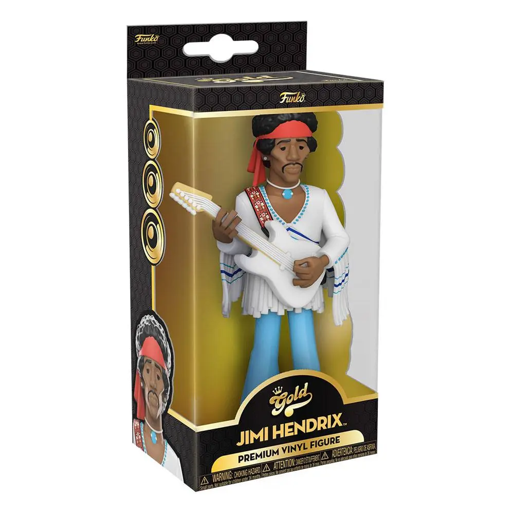 Jimi Hendrix Vinyl Gold Figure 13 cm product photo