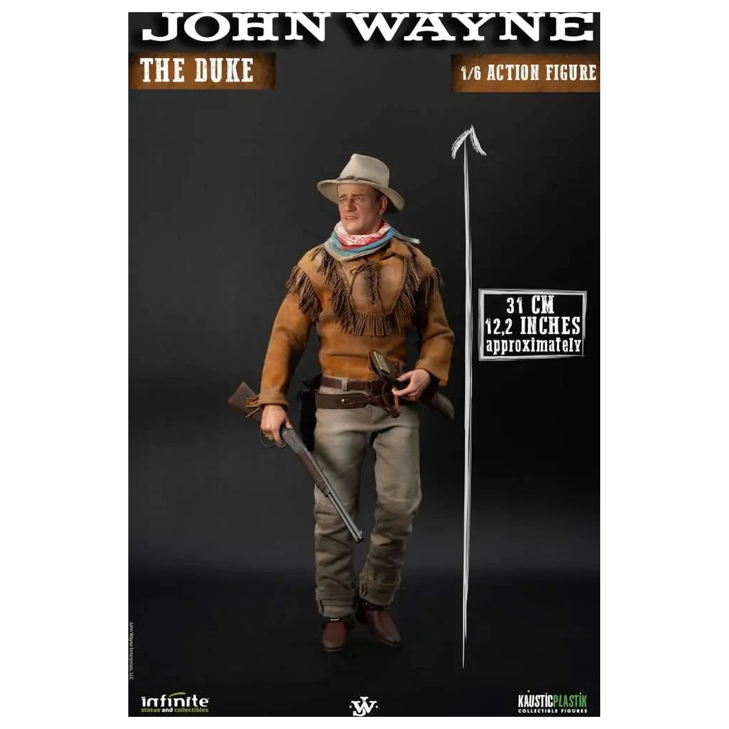 JOHN WAYNE The Duke Figure 1/6 Standard Version 31cm product photo