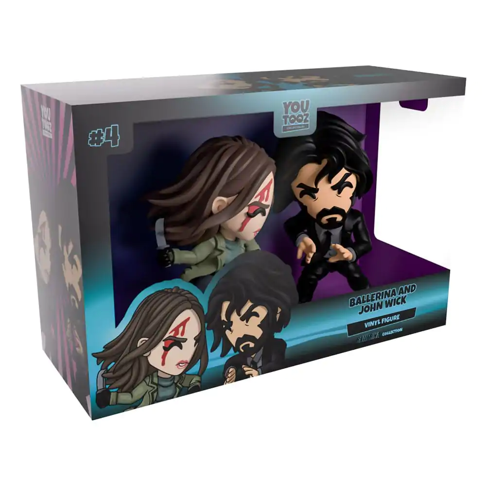 John Wick: Ballerina Vinyl Figures 2-Pack Ballerina &amp; John Wick 11 cm product photo