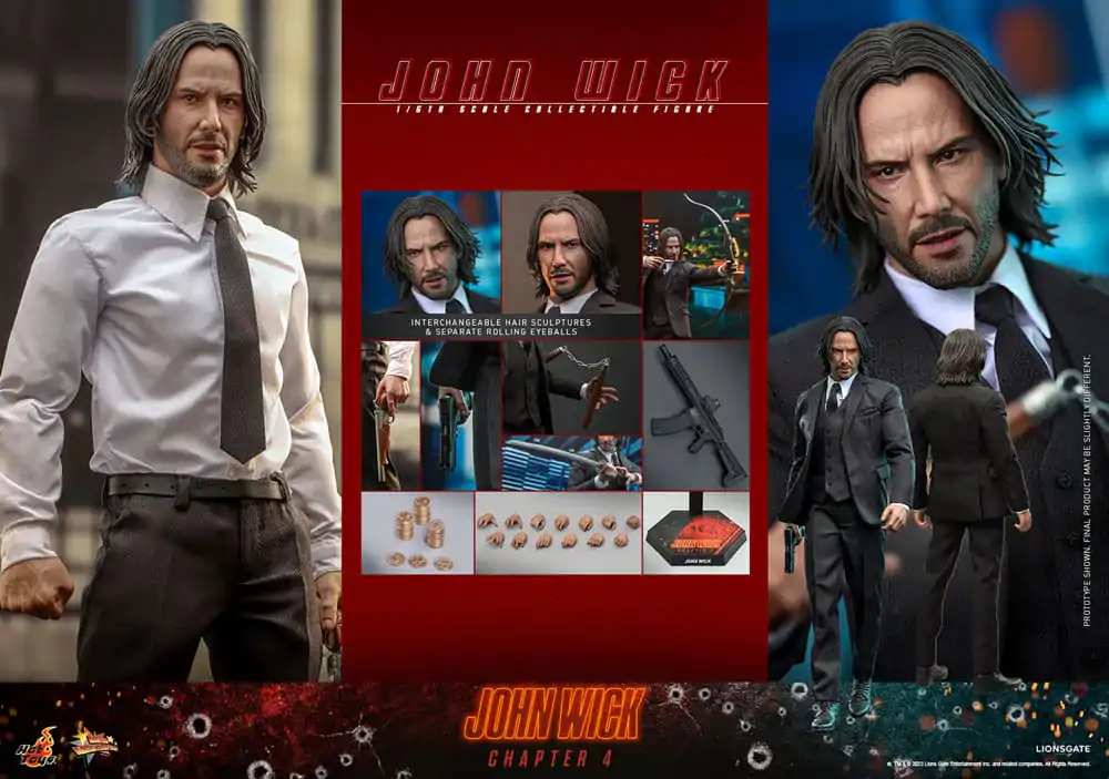John Wick: Chapter 4 Movie Masterpiece Action Figure 1/6 John Wick 30 cm product photo