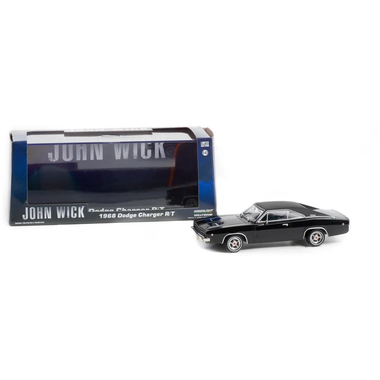 John Wick Diecast Model 1/43 1968 Dodge Charger R/T product photo