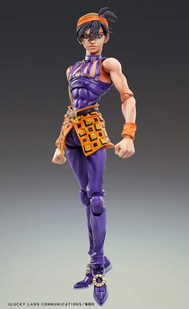 JoJo&#039;s Bizarre Adventure Part 5: Golden Wind Action Figure Chozokado Narancia Ghirga &amp; As 15 cm product photo