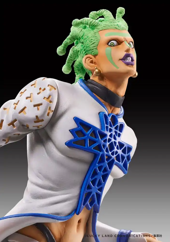 JoJo's Bizarre Adventure Part 5 Golden Wind Statue Legend PVC Statue Cioccolata 17 cm product photo