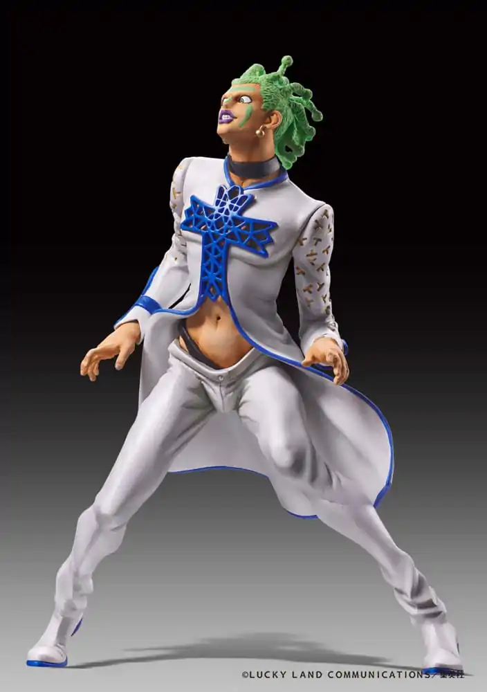 JoJo's Bizarre Adventure Part 5 Golden Wind Statue Legend PVC Statue Cioccolata 17 cm product photo