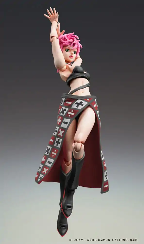 JoJo&#039;s Bizarre Adventure Part 5 Super Action Action Figure Chozokado Trish Una Black Ver. 15 cm product photo