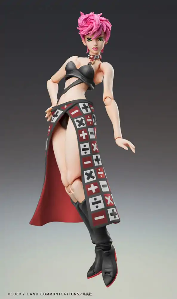 JoJo&#039;s Bizarre Adventure Part 5 Super Action Action Figure Chozokado Trish Una Black Ver. 15 cm product photo