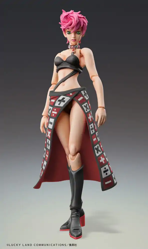 JoJo&#039;s Bizarre Adventure Part 5 Super Action Action Figure Chozokado Trish Una Black Ver. 15 cm product photo