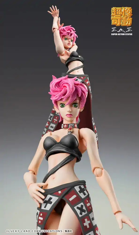 JoJo&#039;s Bizarre Adventure Part 5 Super Action Action Figure Chozokado Trish Una Black Ver. 15 cm product photo