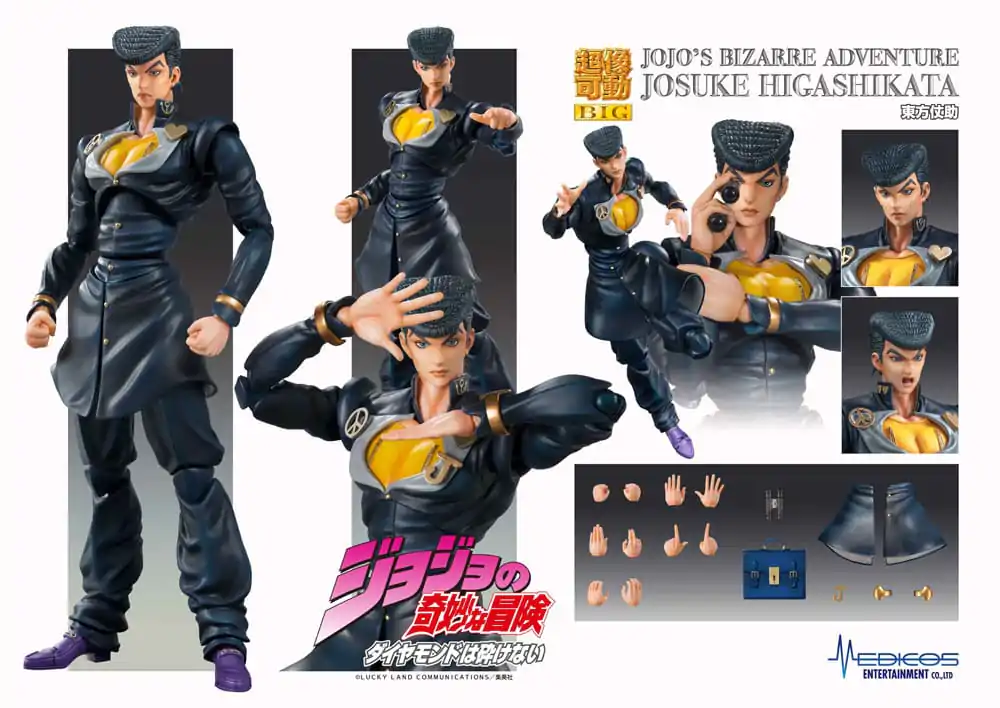 JoJo's Bizarre Adventure Part4 Super Action Action Figure Chozokado Big (Josuke Higashikata) 22 cm product photo