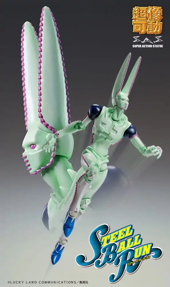JoJo&#039;s Bizarre Adventure Part7 Steel Ball Run Super Action Action Figure Chozokado D4C Second 20 cm product photo