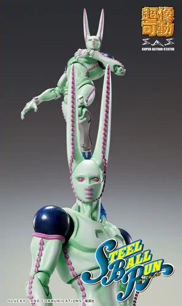 JoJo&#039;s Bizarre Adventure Part7 Steel Ball Run Super Action Action Figure Chozokado D4C Second 20 cm product photo