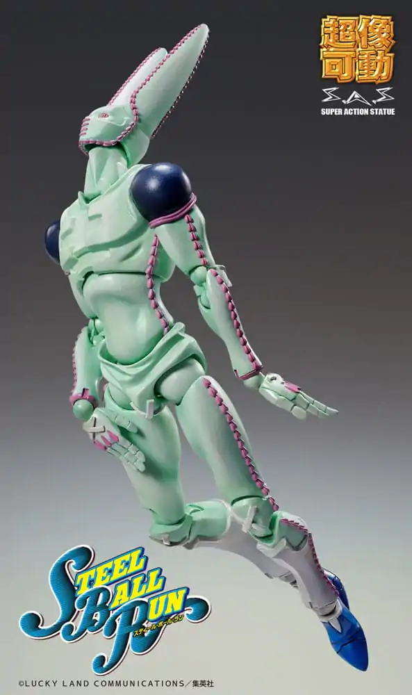 JoJo&#039;s Bizarre Adventure Part7 Steel Ball Run Super Action Action Figure Chozokado D4C Second 20 cm product photo